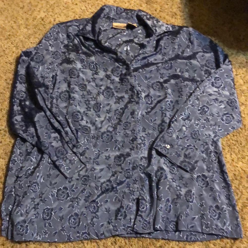 Beautiful blue button down